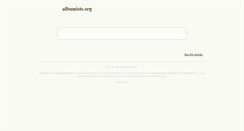 Desktop Screenshot of albumiste.org